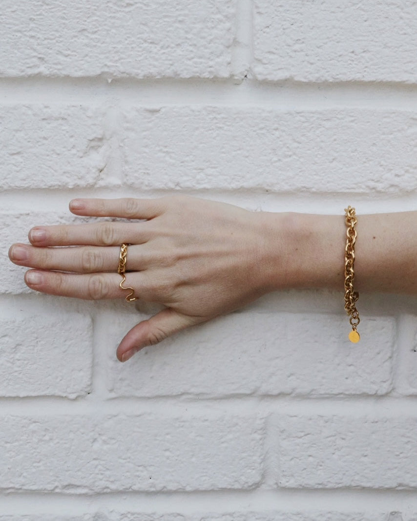 Paz Golden Chain Bracelet