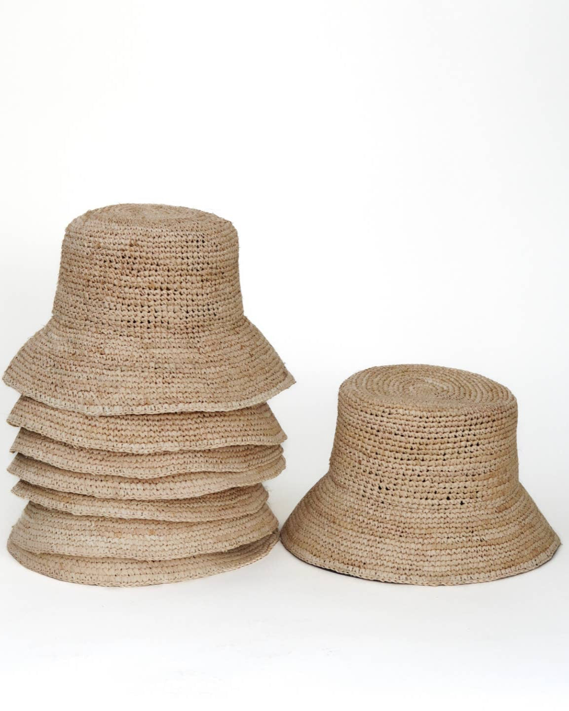 Isla - Raffia Bucket Hat
