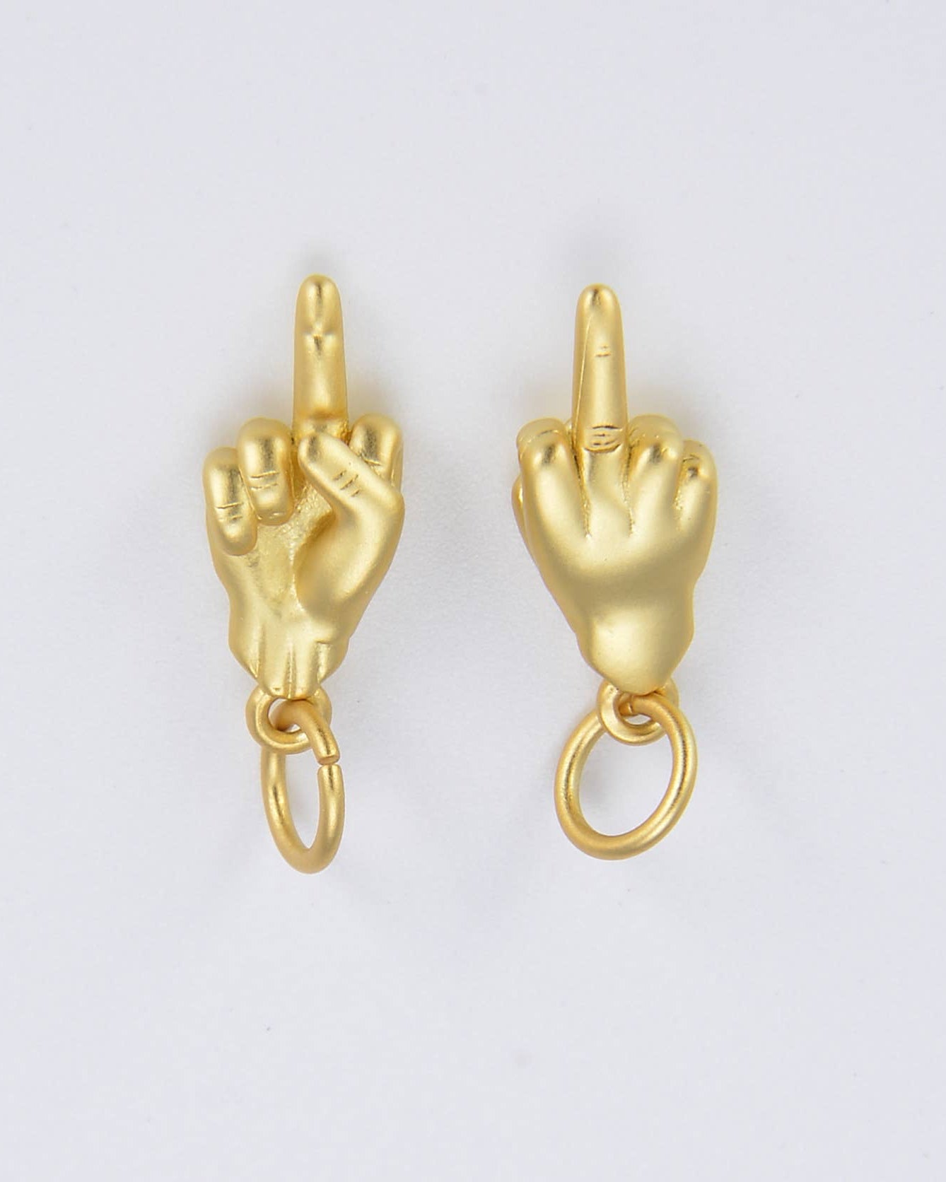 Middle Finger Charm