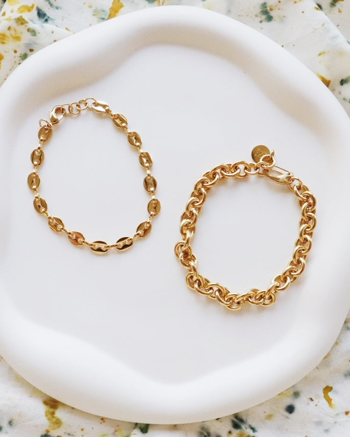 Paz Golden Chain Bracelet