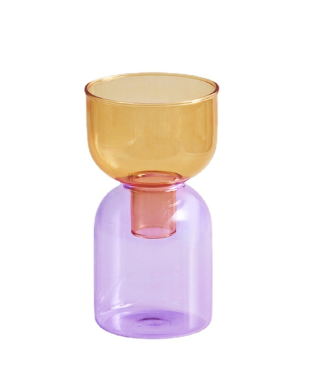 Two Way Terrarium Hydroponic Plant Vase / Candle Holder