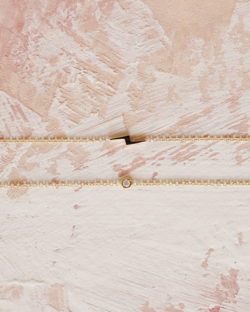 Tiny Lightning Bolt Bracelet