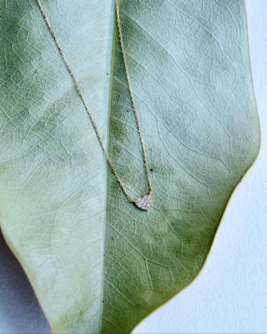 Forever Loved Diamond Heart Necklace
