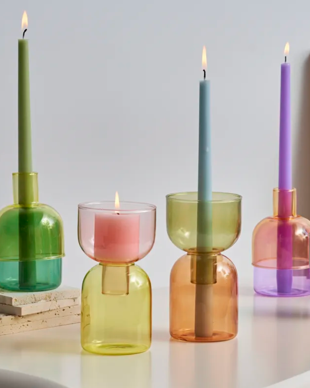Two Way Terrarium Hydroponic Plant Vase / Candle Holder