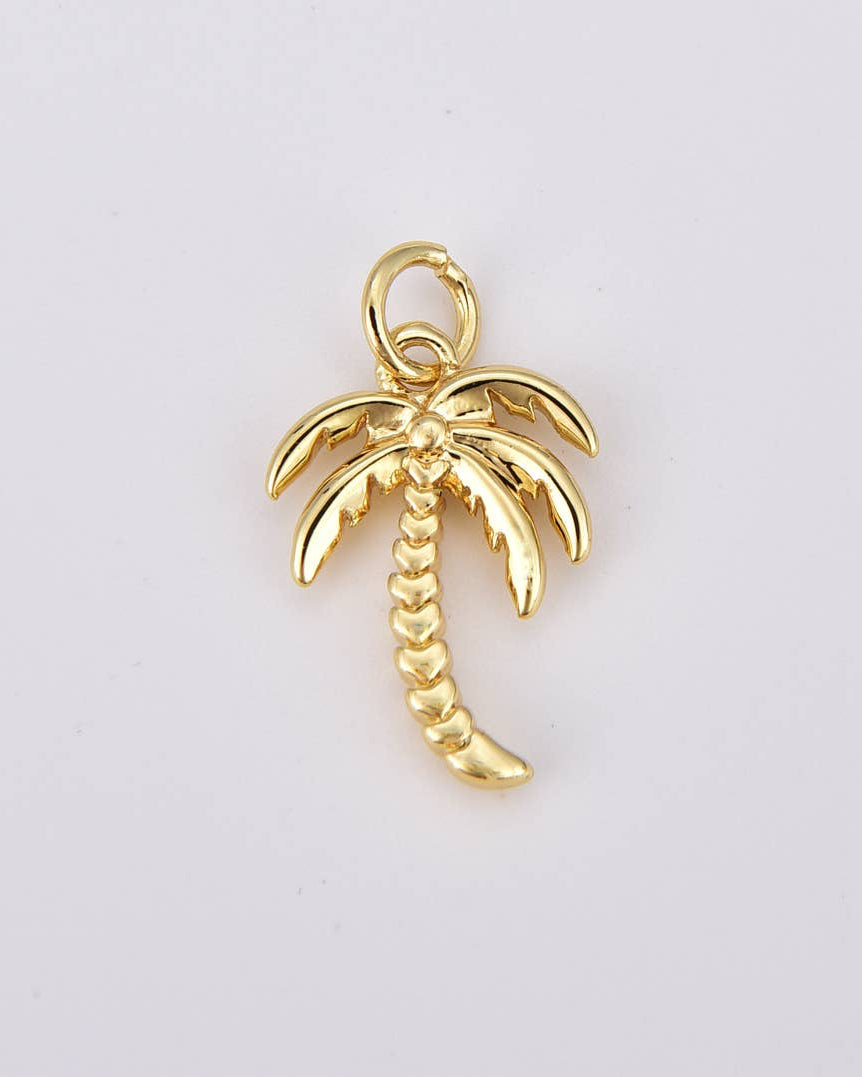 Tiny Palm Tree Charm
