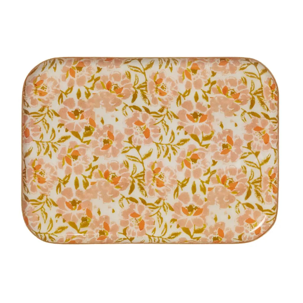 Floral Tray - Petunia Pink