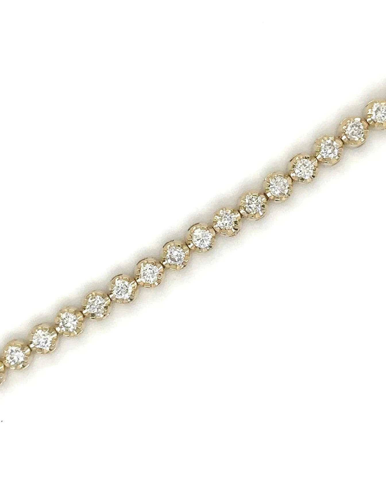 Butter Cup Diamond Tennis Bracelet