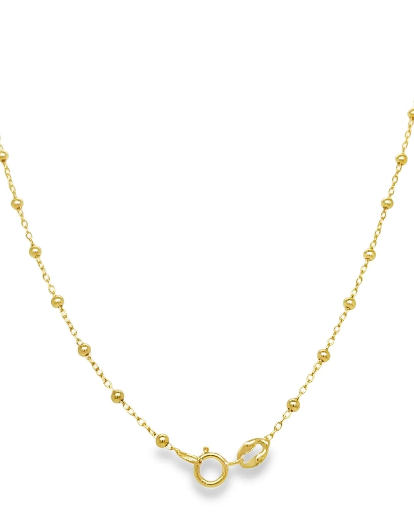 Gold Ball Station Necklace