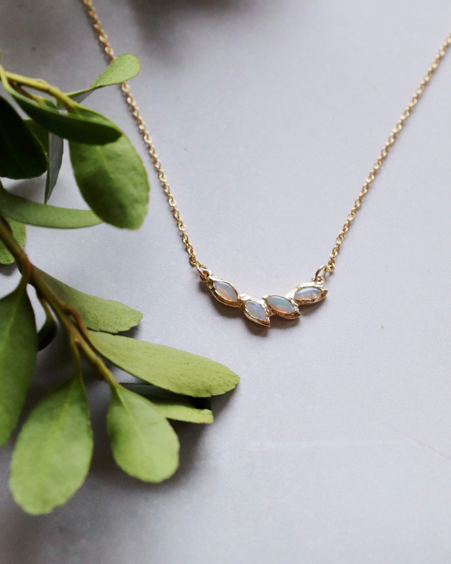 Petal Opal Necklace
