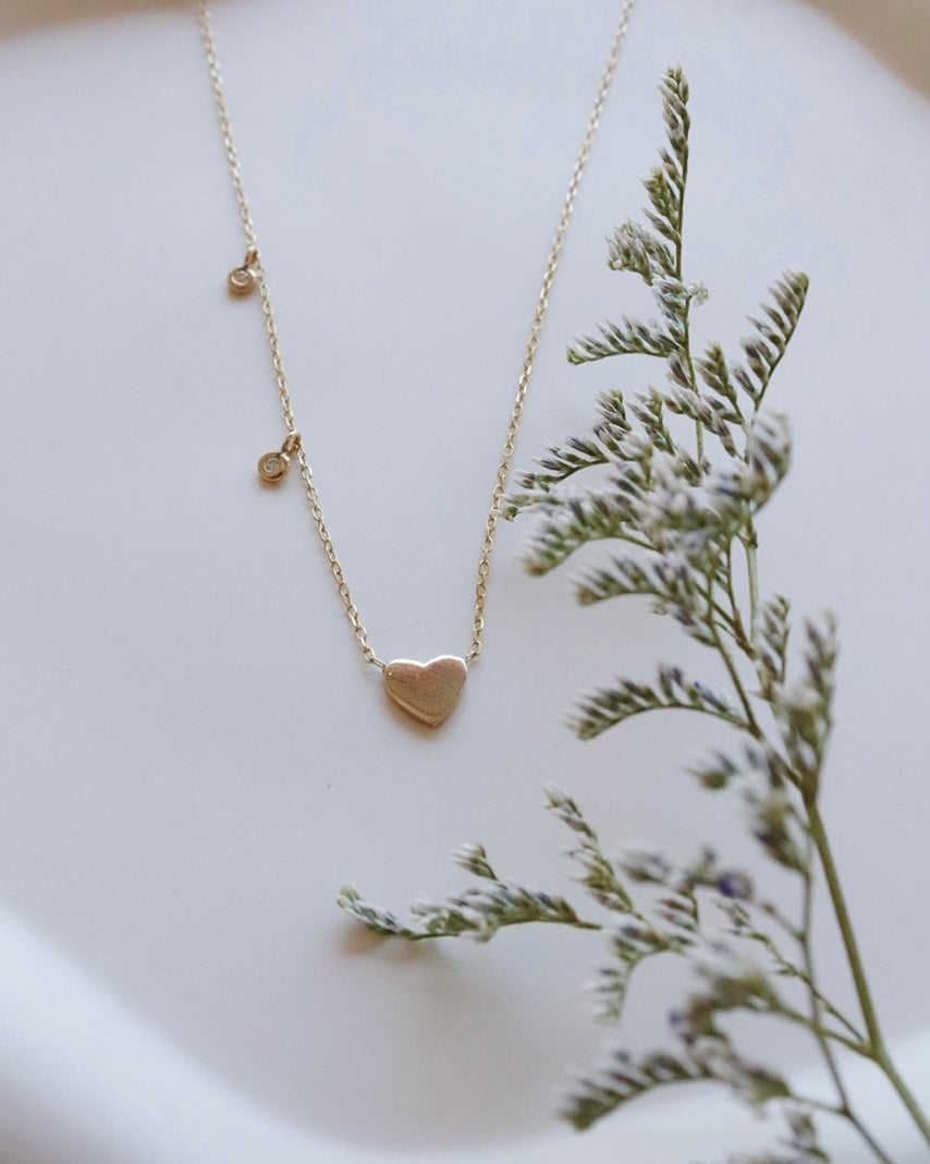 Heartbeat Diamond Necklace