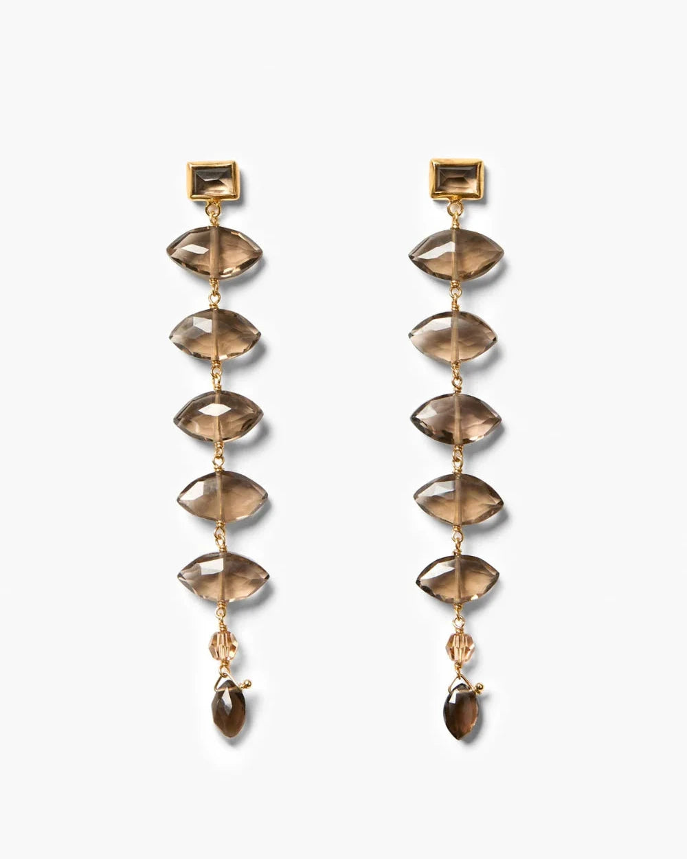 Smoky Quartz Isadora Earrings