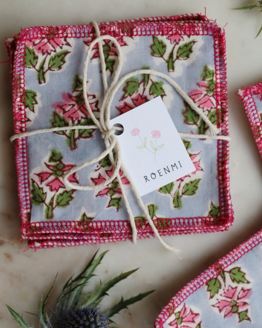 Block Print Coasters