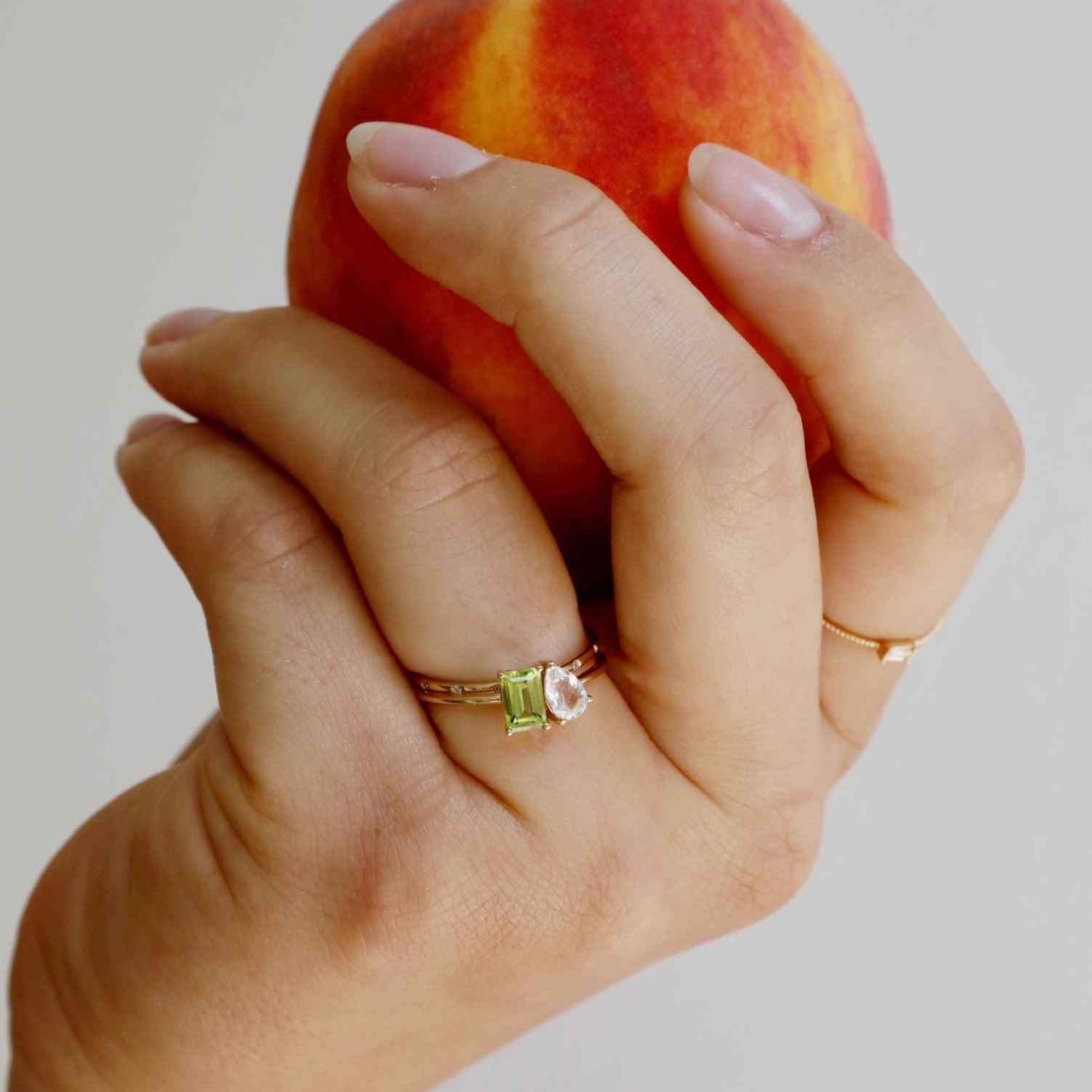 Spaced Diamond Eternity Band Ring