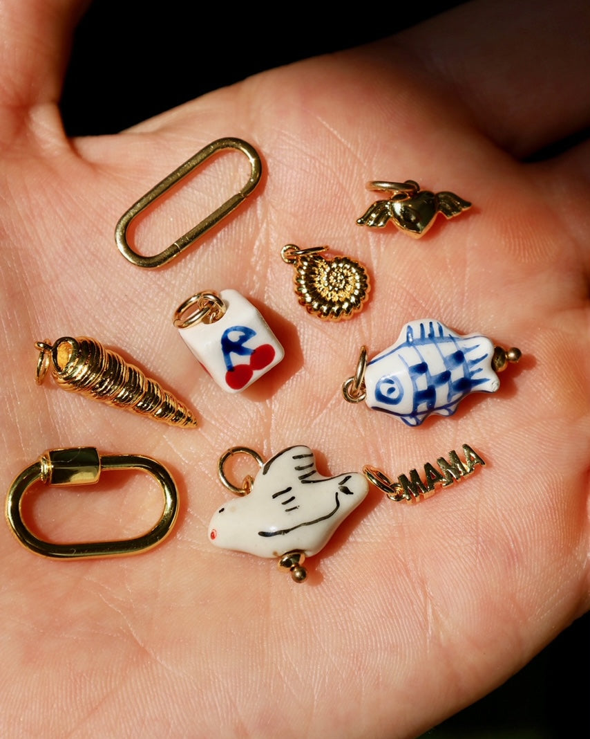 Petra Ceramic Fish Charm