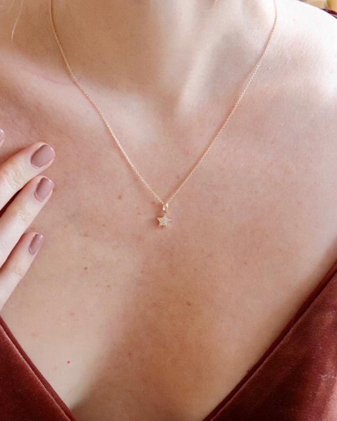 Diamond Star Necklace