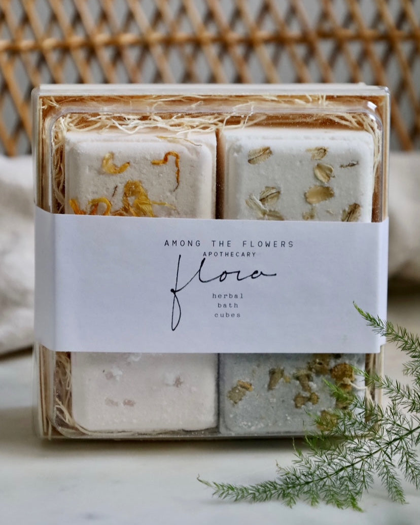 Flora Bath Cubes