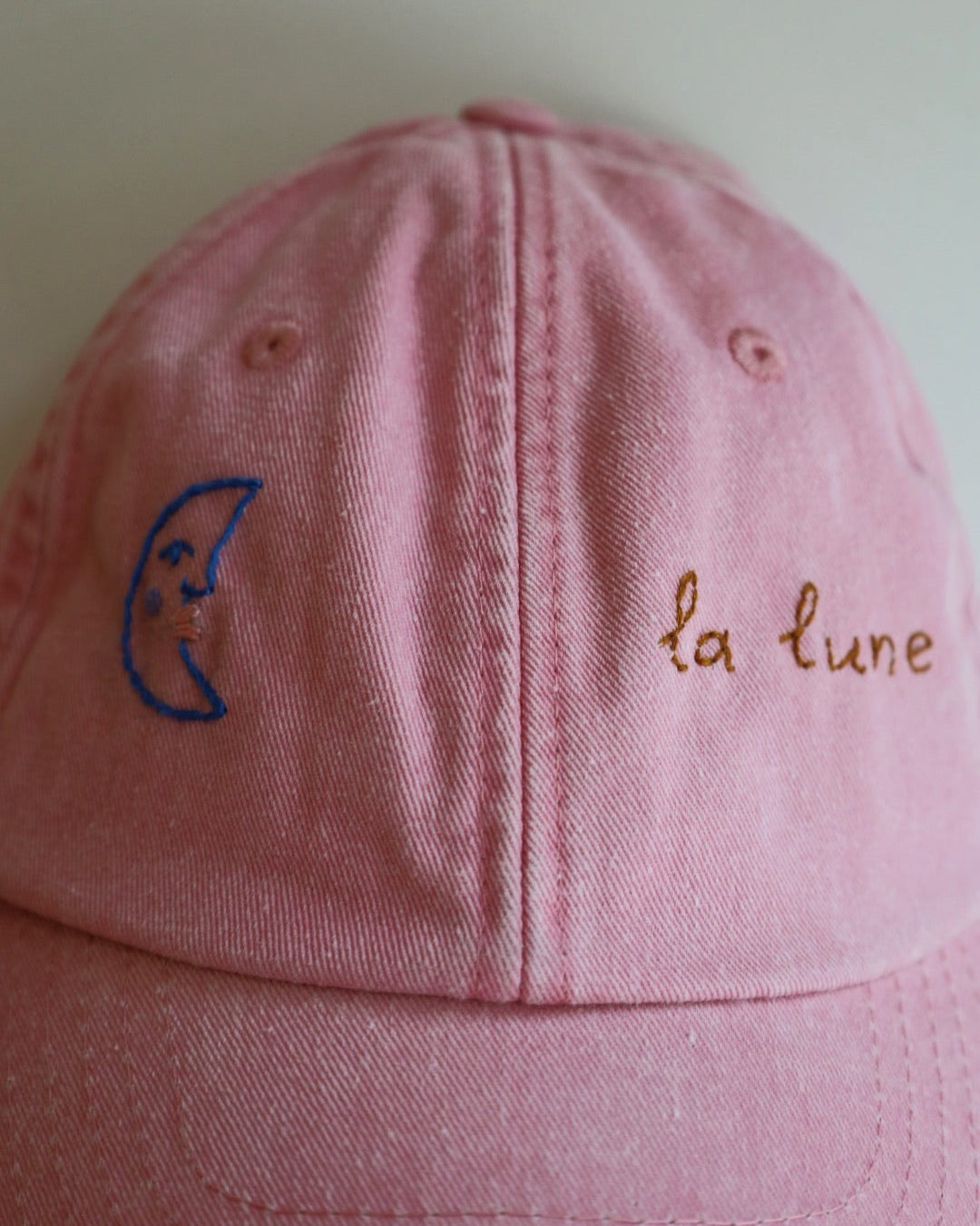 Embroidered La Lune Hat
