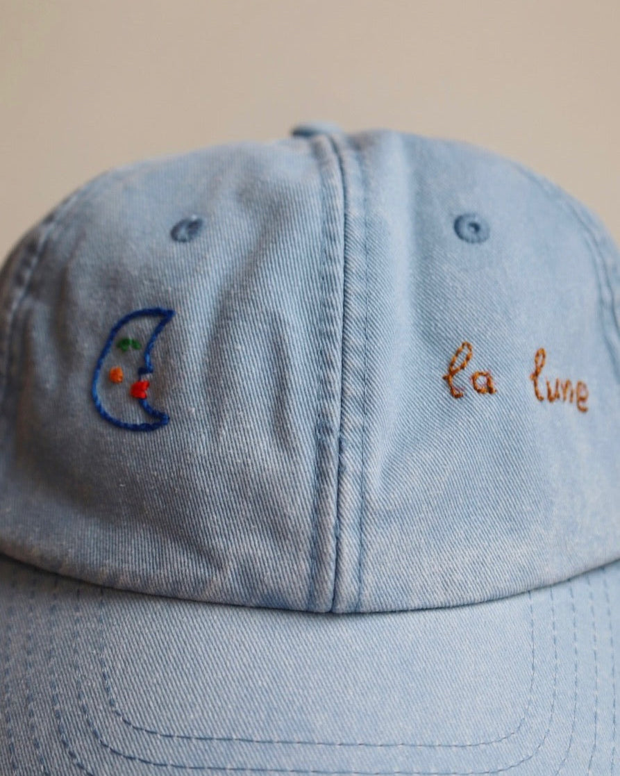 Embroidered La Lune Hat