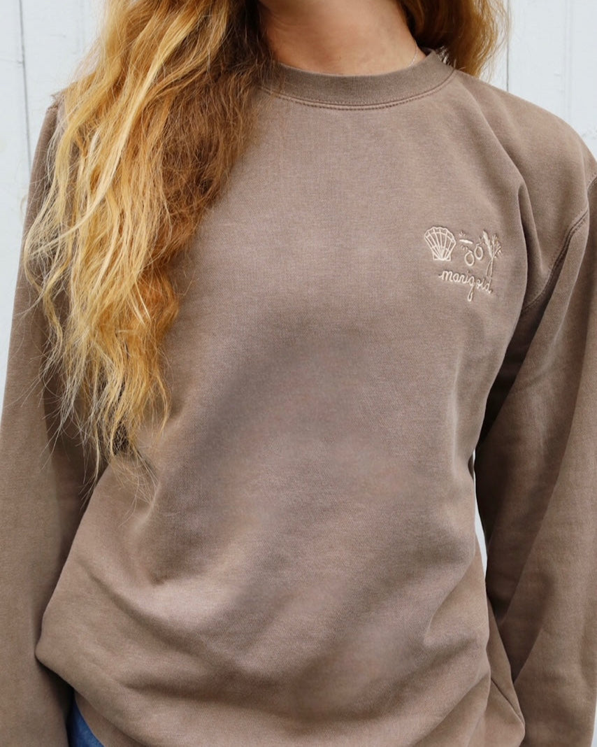 Marigold Embroidered Sweatshirt
