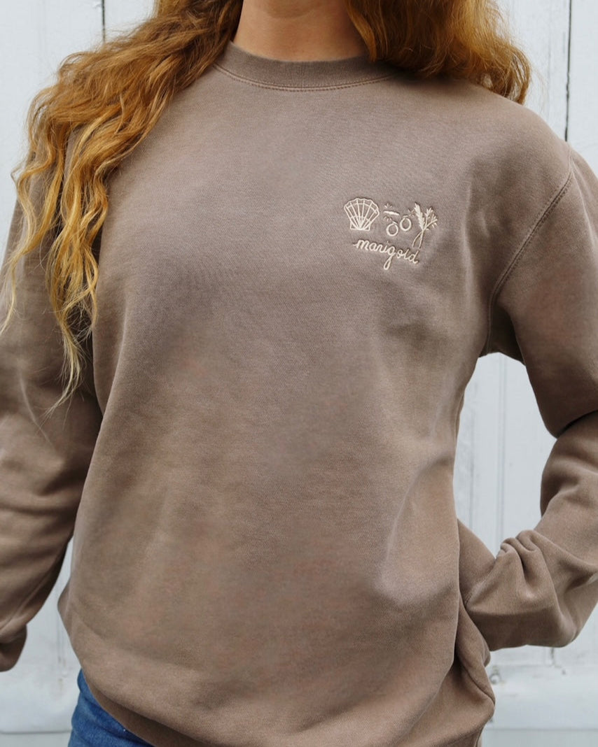 Marigold Embroidered Sweatshirt