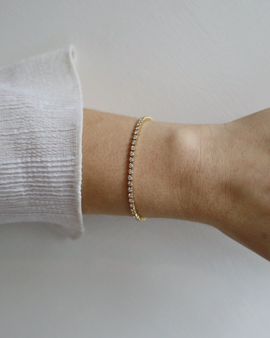 Butter Cup Diamond Tennis Bracelet
