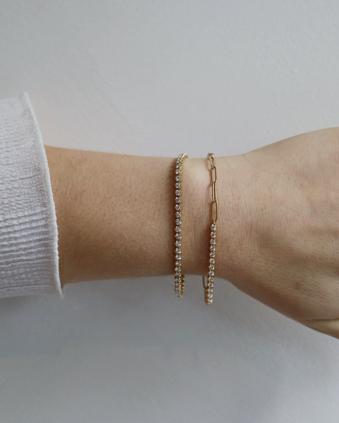 Butter Cup Diamond Tennis Bracelet