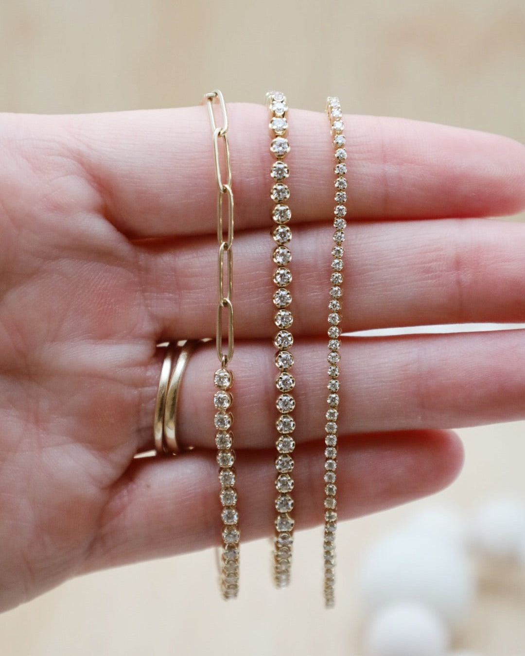 Butter Cup Diamond Tennis Bracelet
