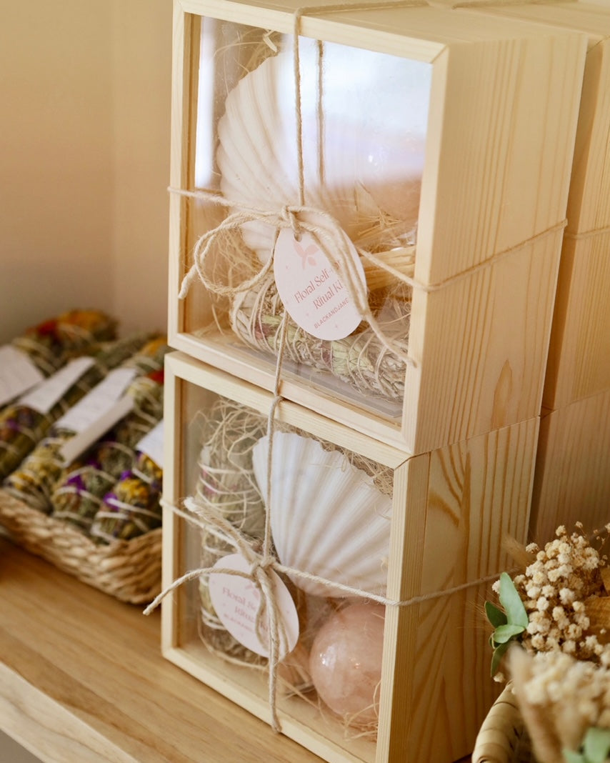 Self-Care Floral Sage Ritual Gift Box