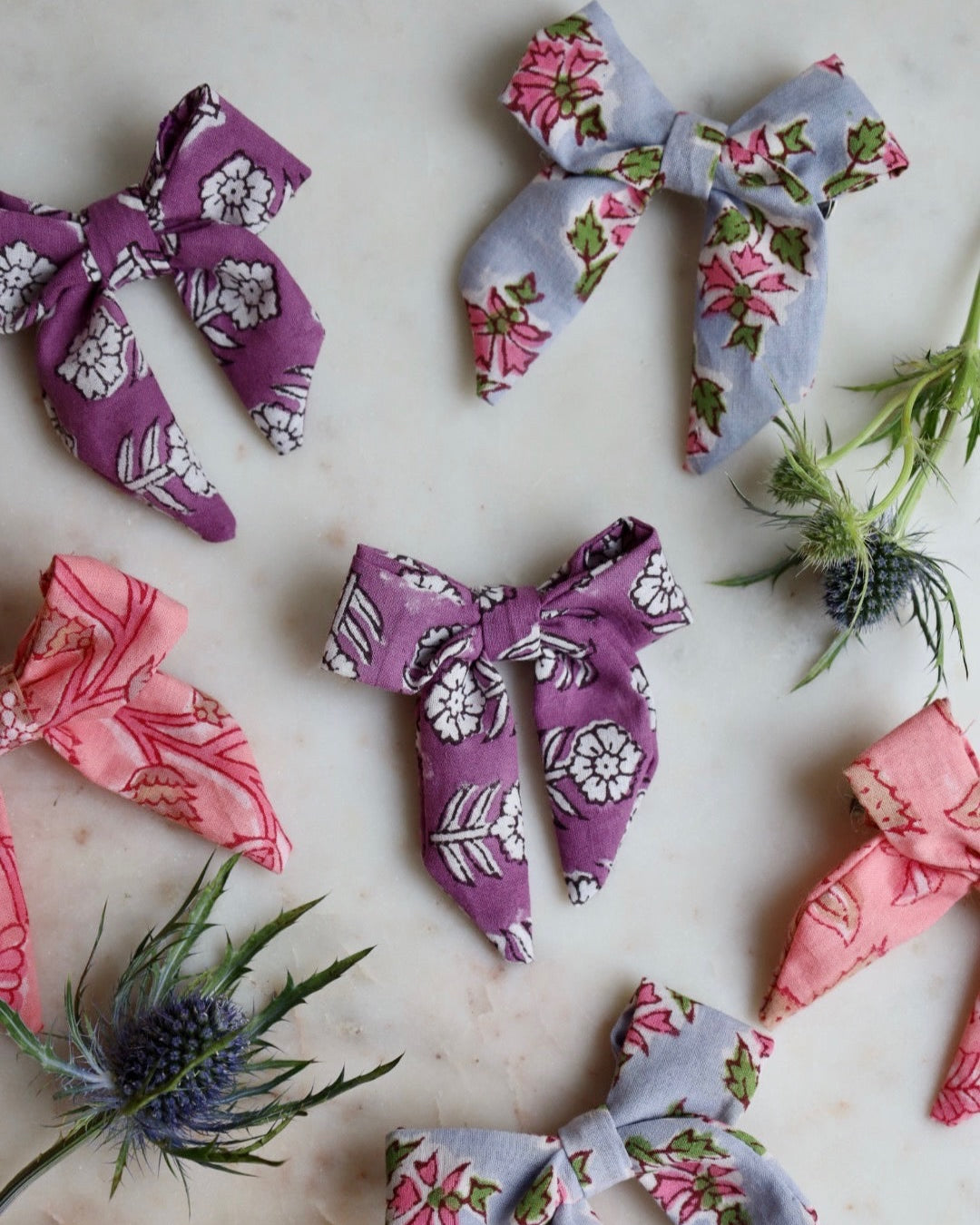 Block Print Hair Clip