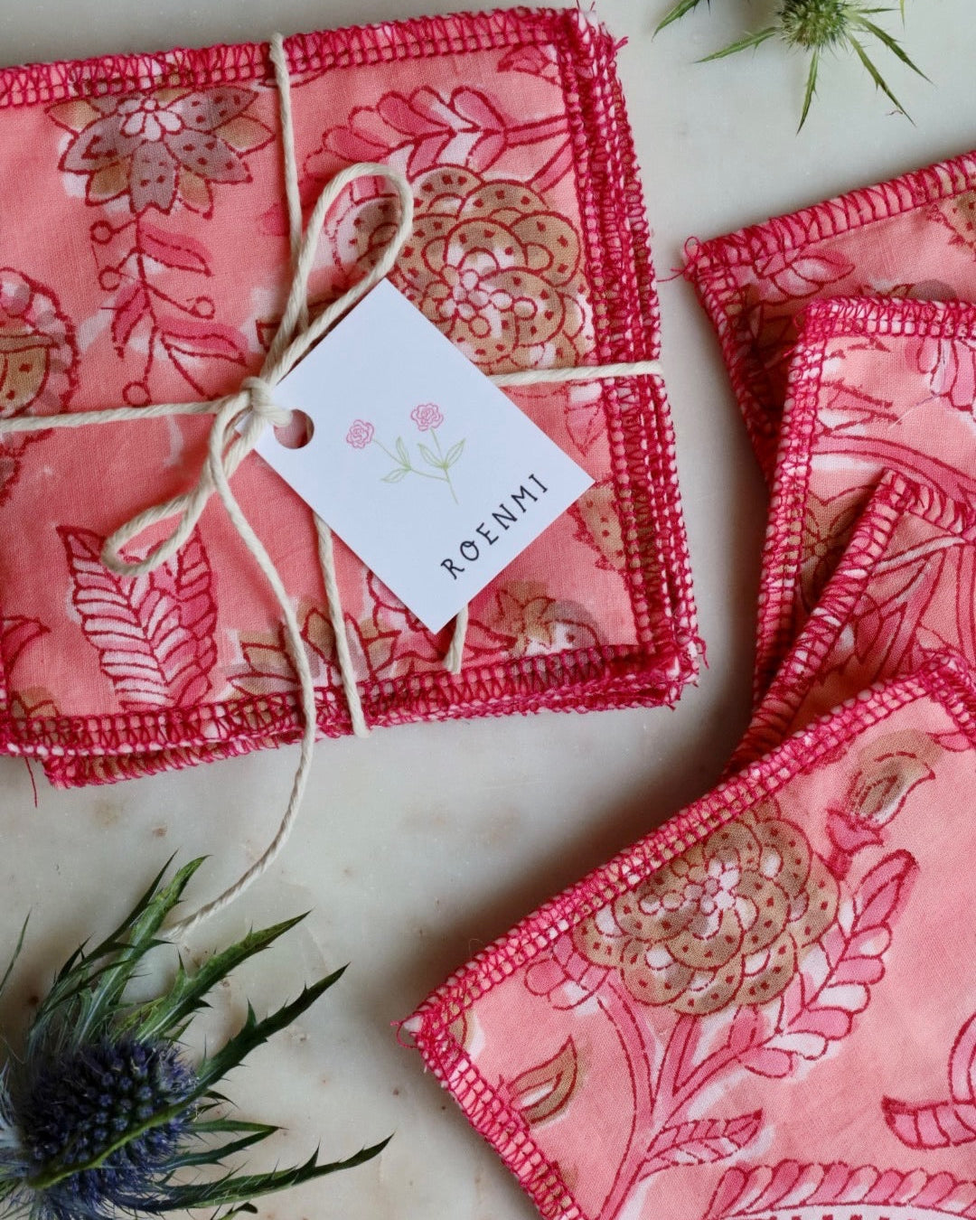 Block Print Coasters