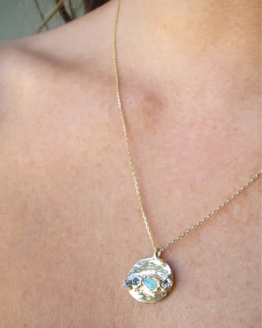 Medallion Mermaid Necklace