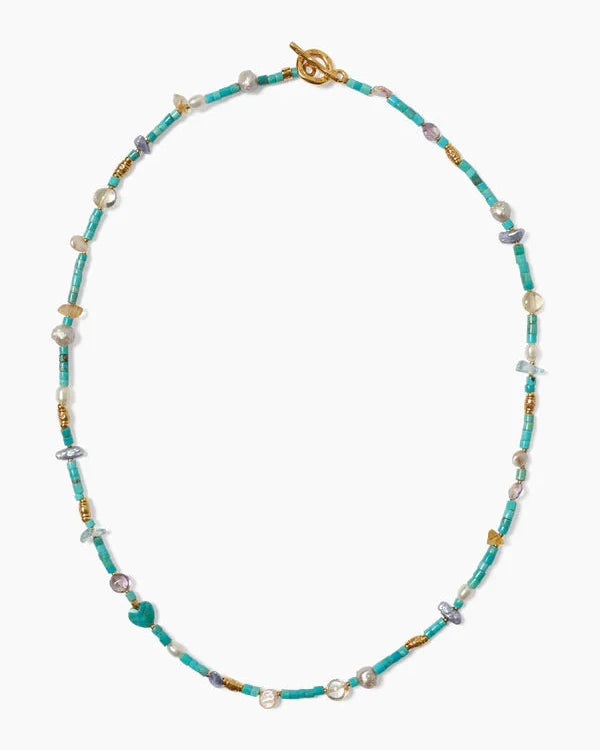 Voyager Toggle Turquoise Mix Necklace