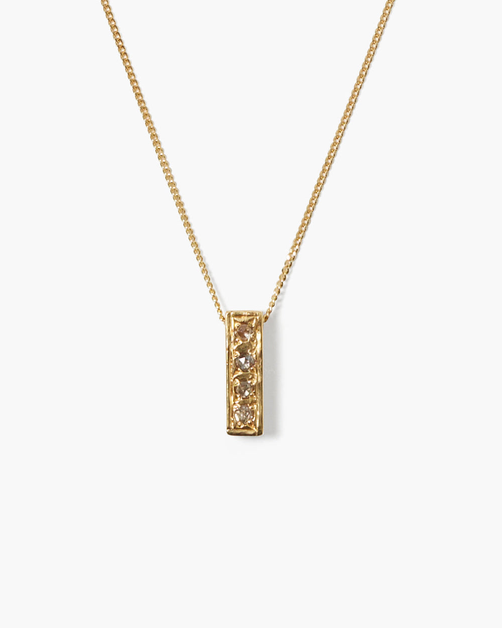 Diamond Bar Necklace