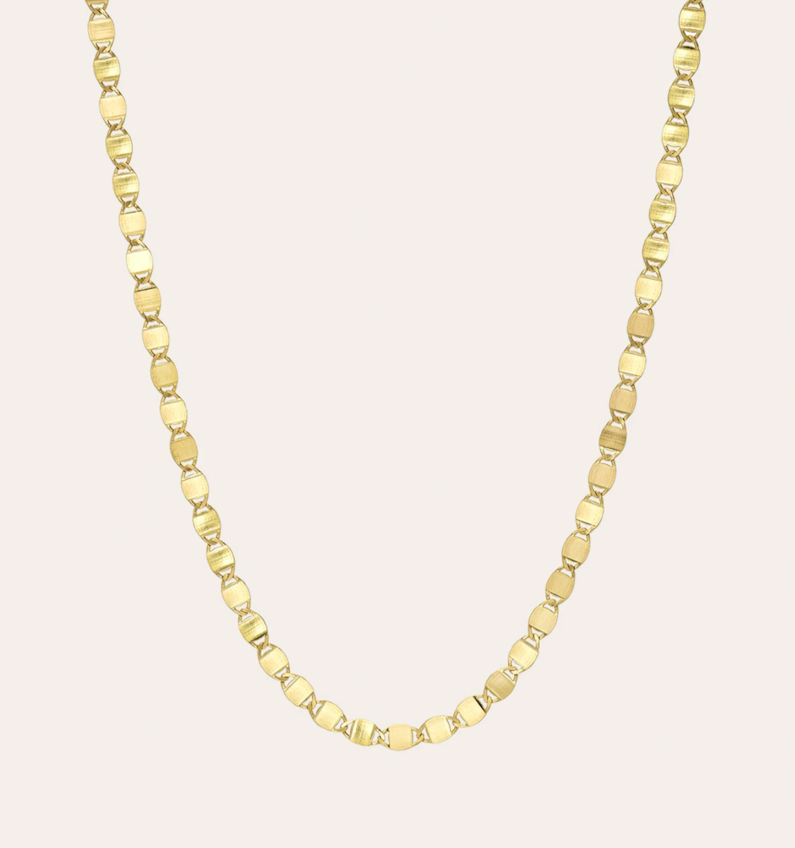 Gold Mirror Chain Necklace