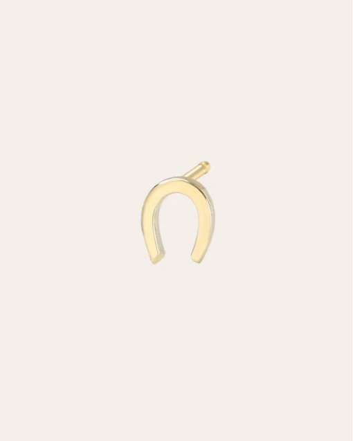 Tiny Horseshoe Stud (single)