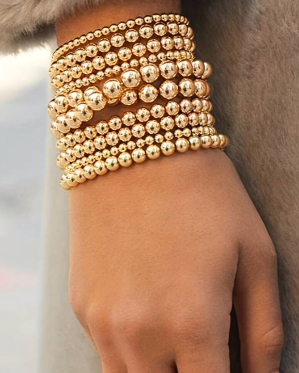 Round Bead Balls Bracelet- Charmbar