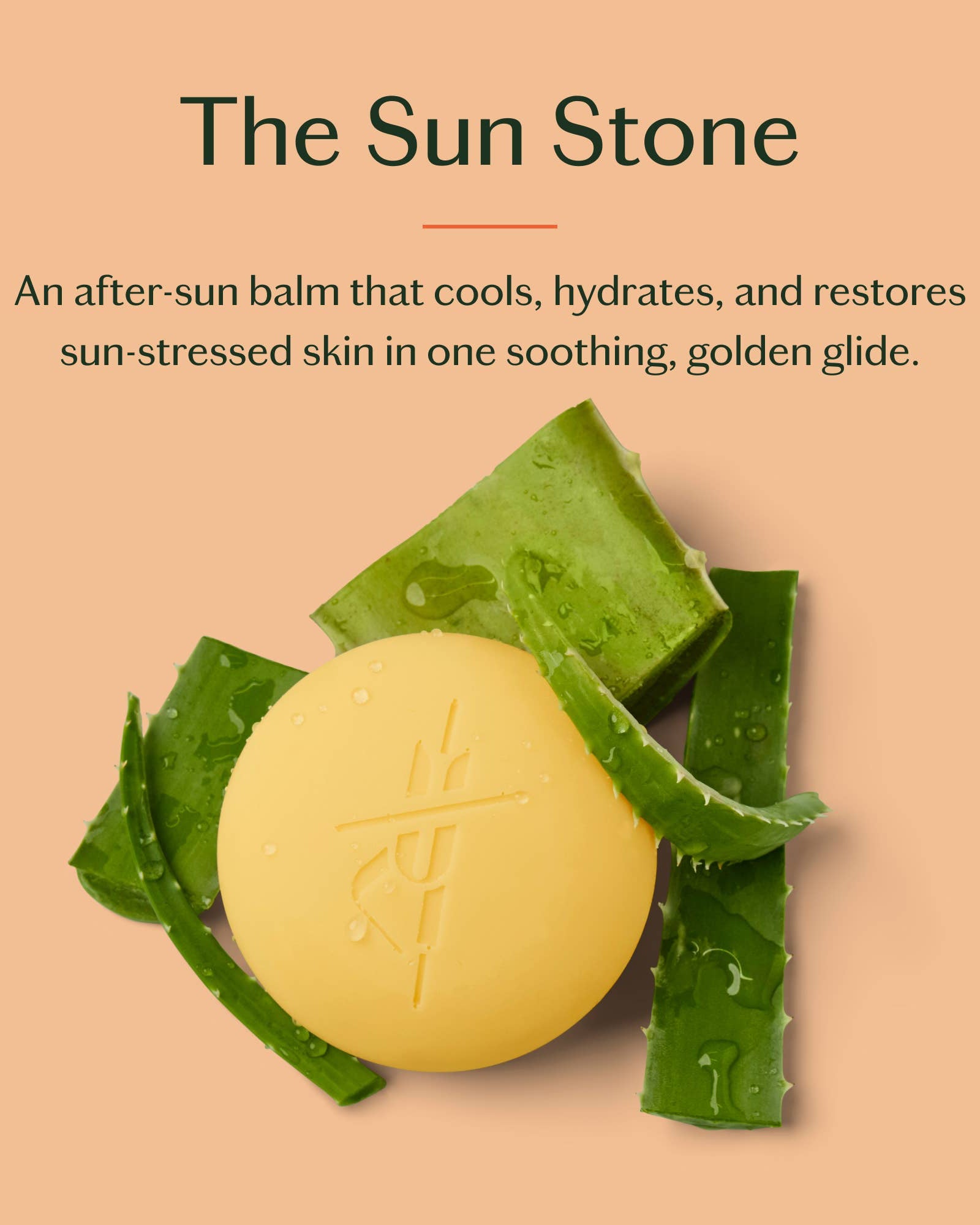 The Sun Stone | After Sun Balm & Lotion Bar