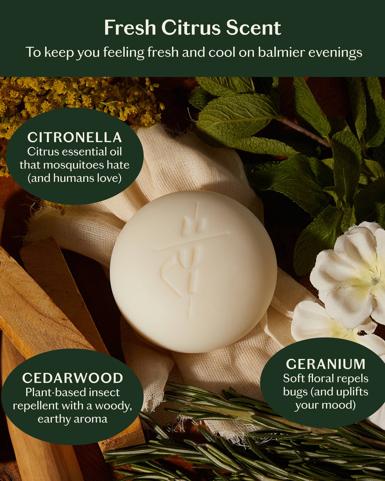 Dusk Stone | Natural Insect Repellant