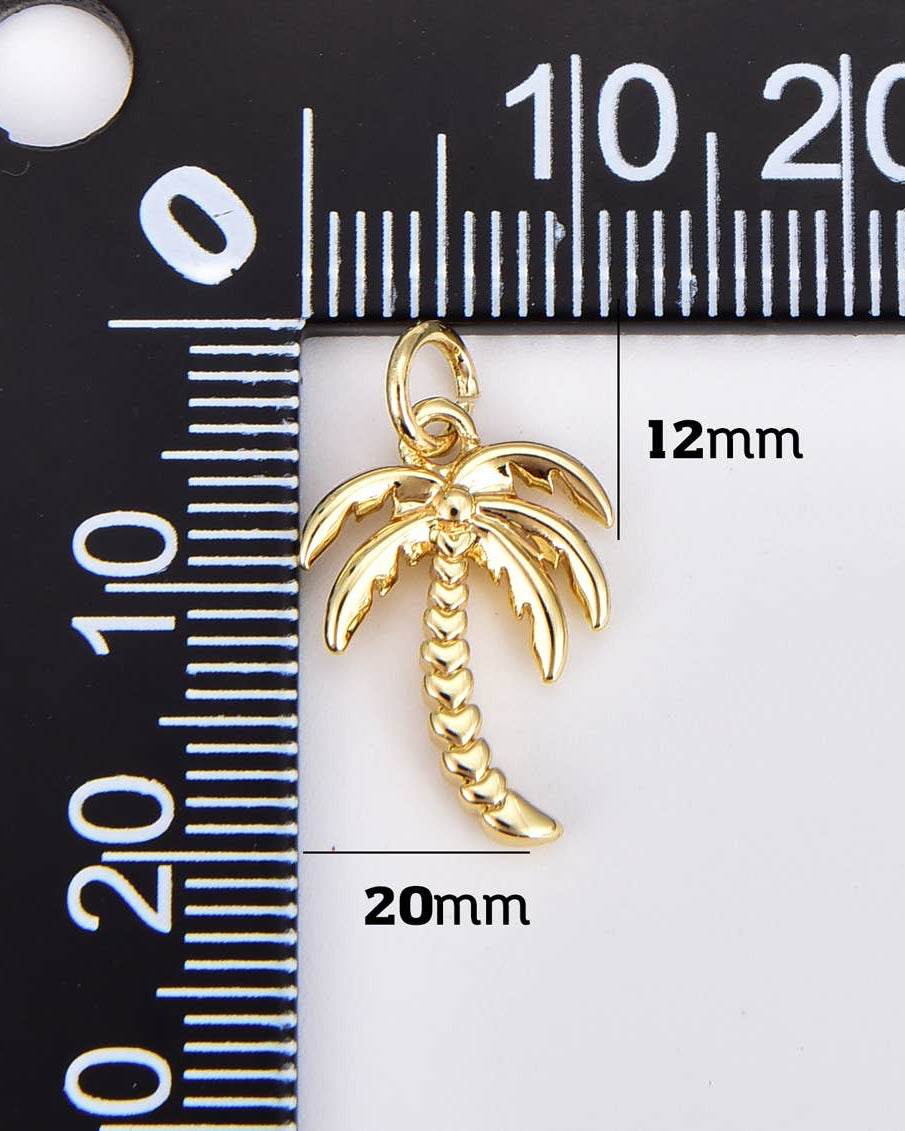 Tiny Palm Tree Charm