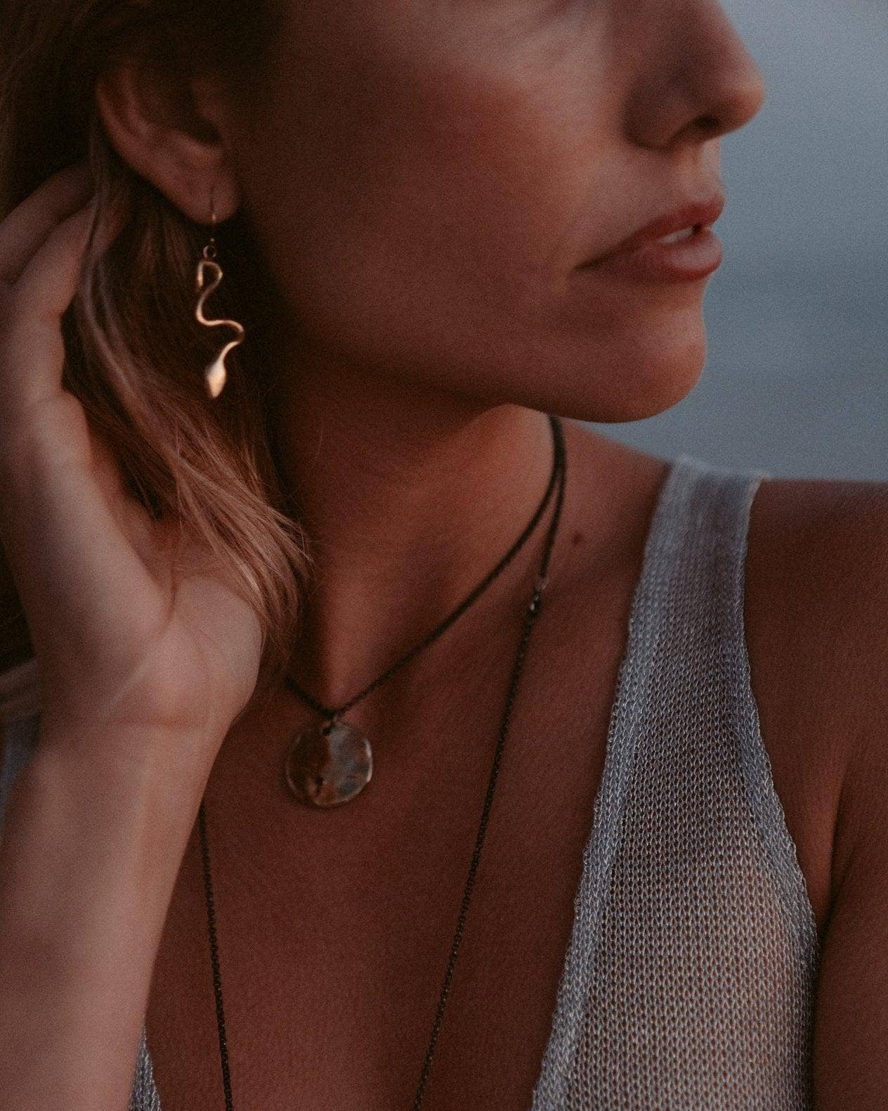 Serpentina Snake Dangle Earrings