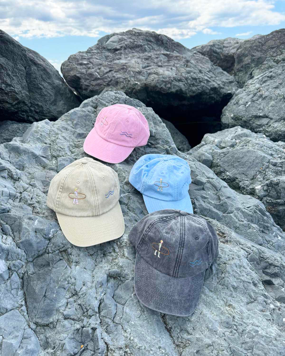 Embroidered Surfer Hat