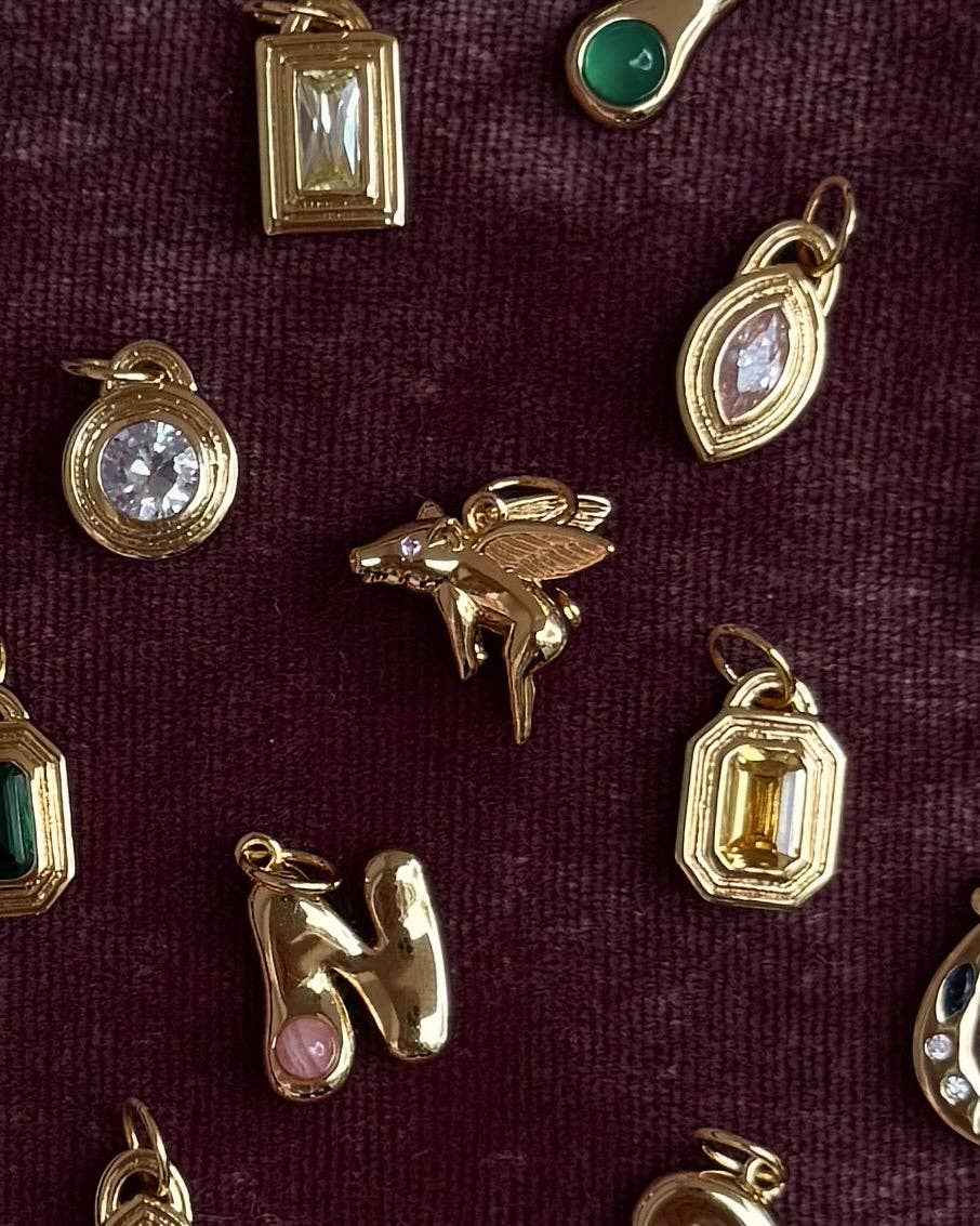 Stevie Flying Pig Charm