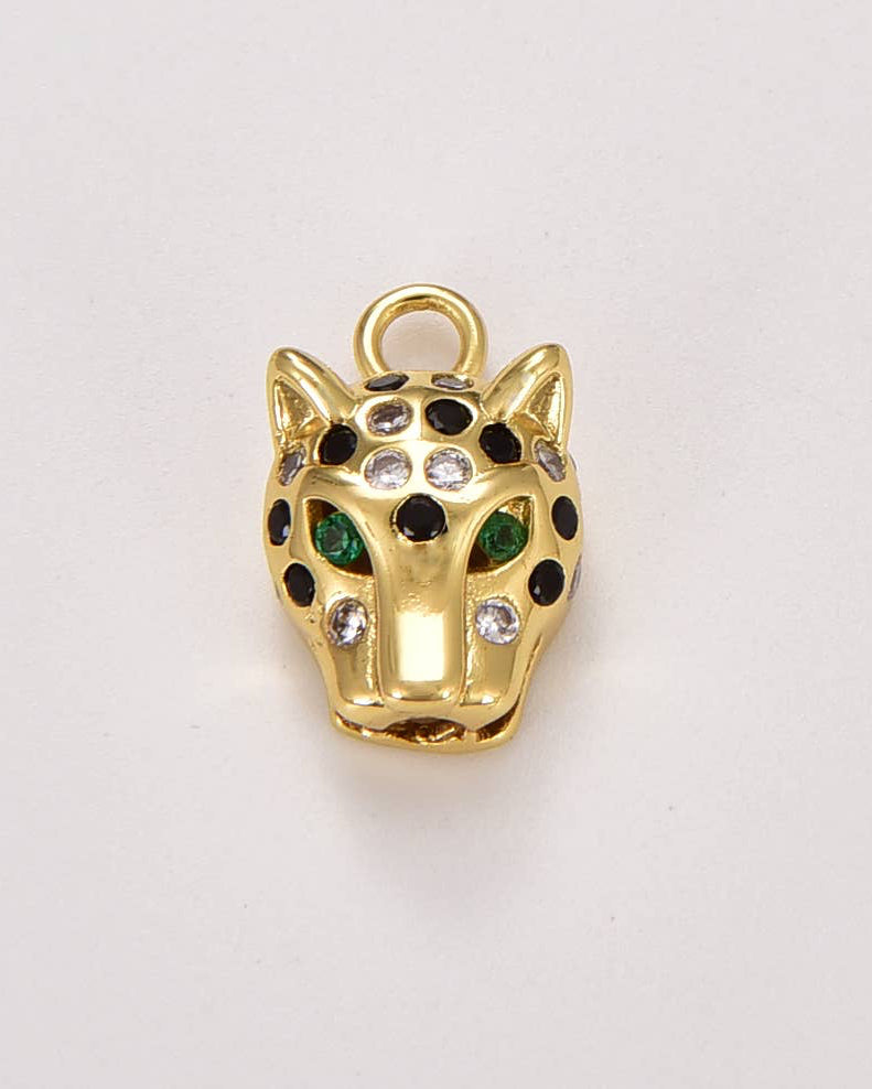 Leopard Head Charm