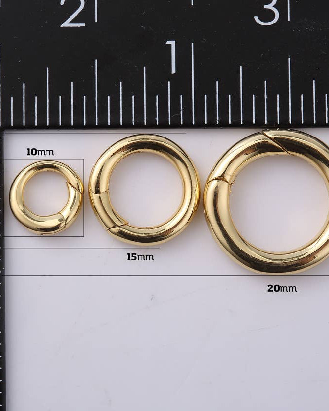 15mm Spring Ring Charm Holder
