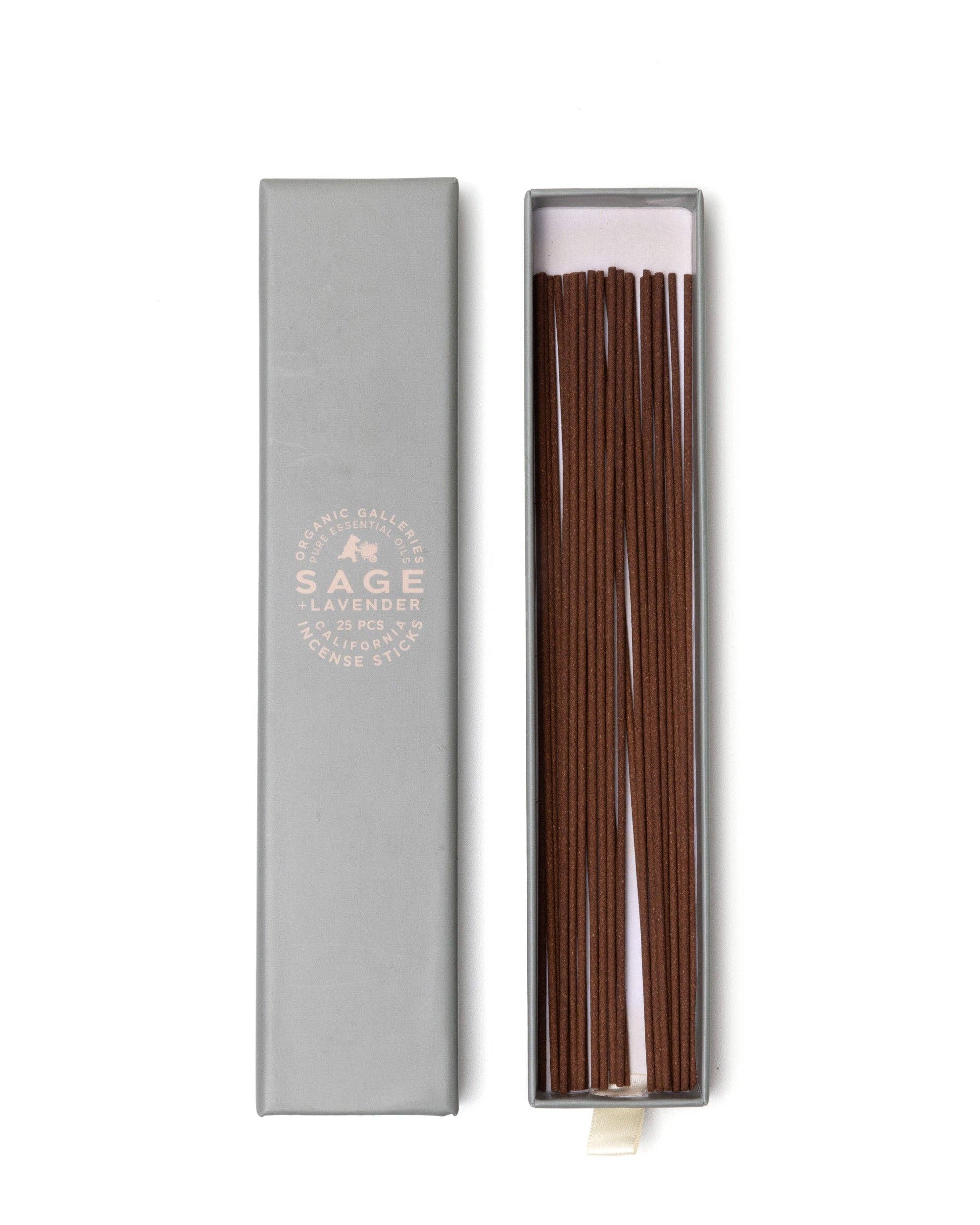 Sage + Lavender Aromatherapy Incense Sticks