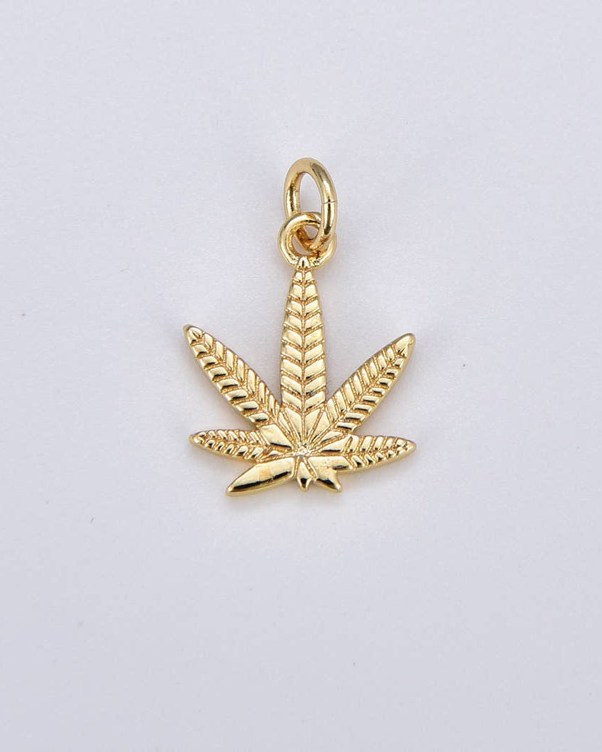 Marijuana Leaf Charm