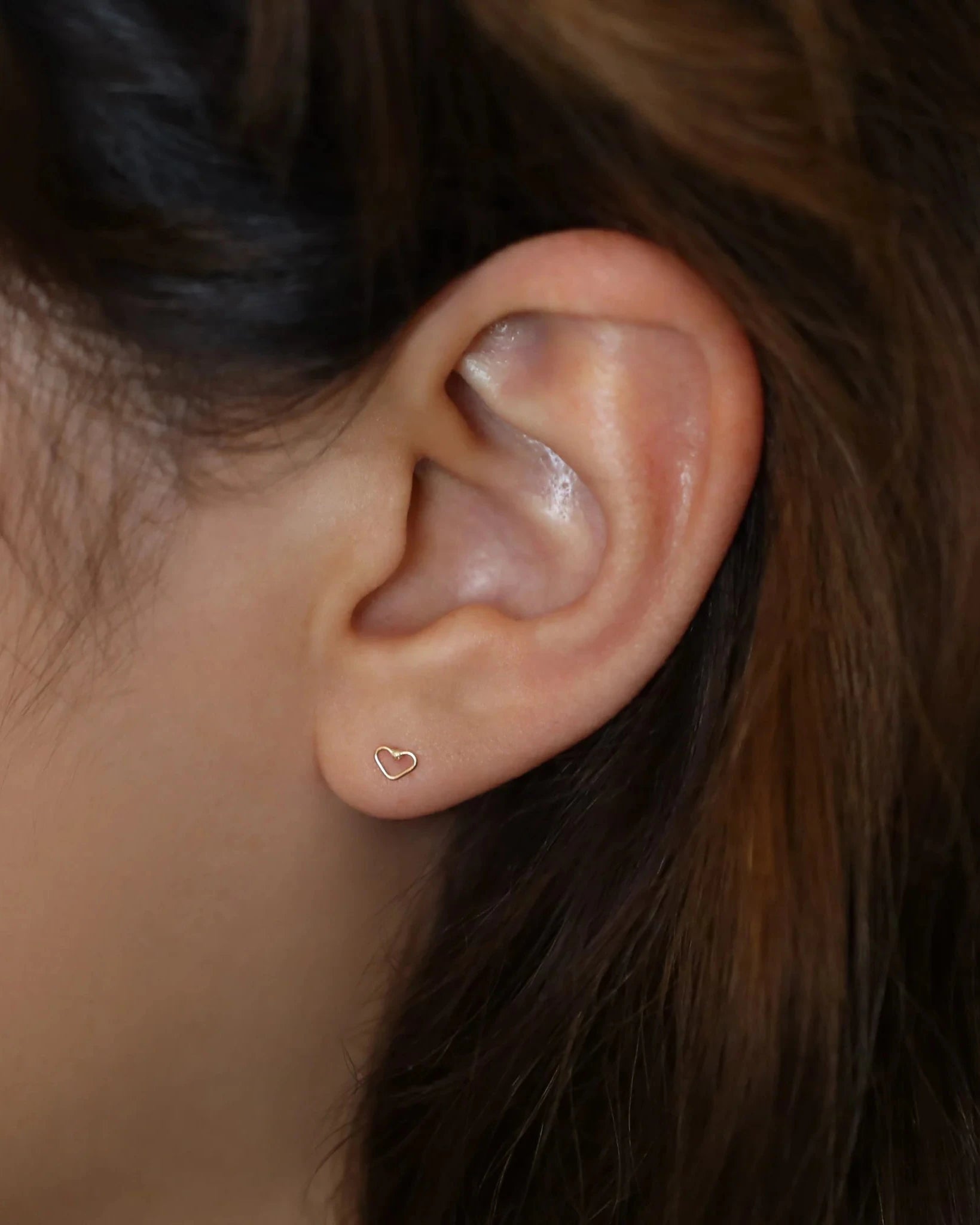 Itsy Bitsy Heart Stud (single)