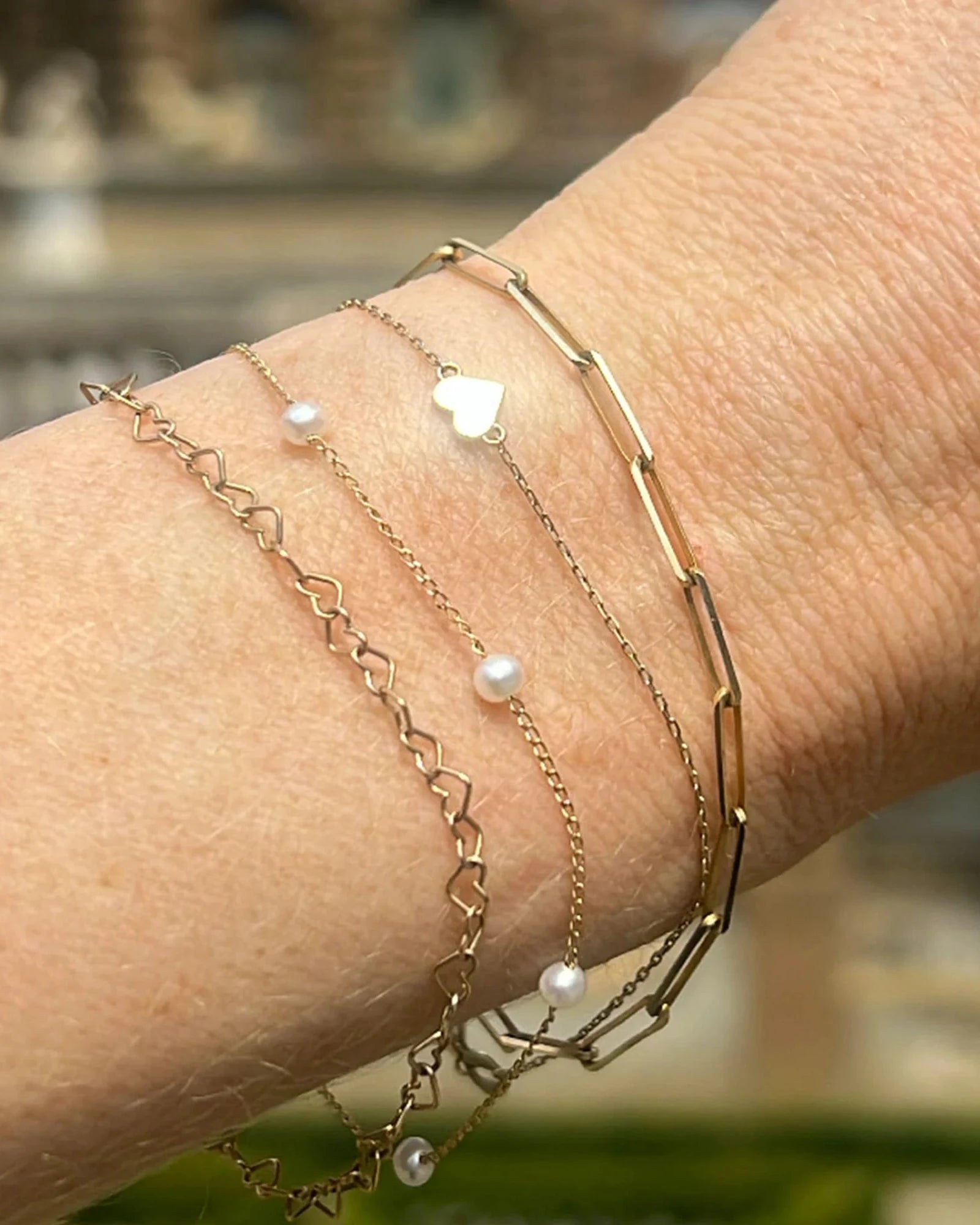 Minimalist Pearl Bracelet