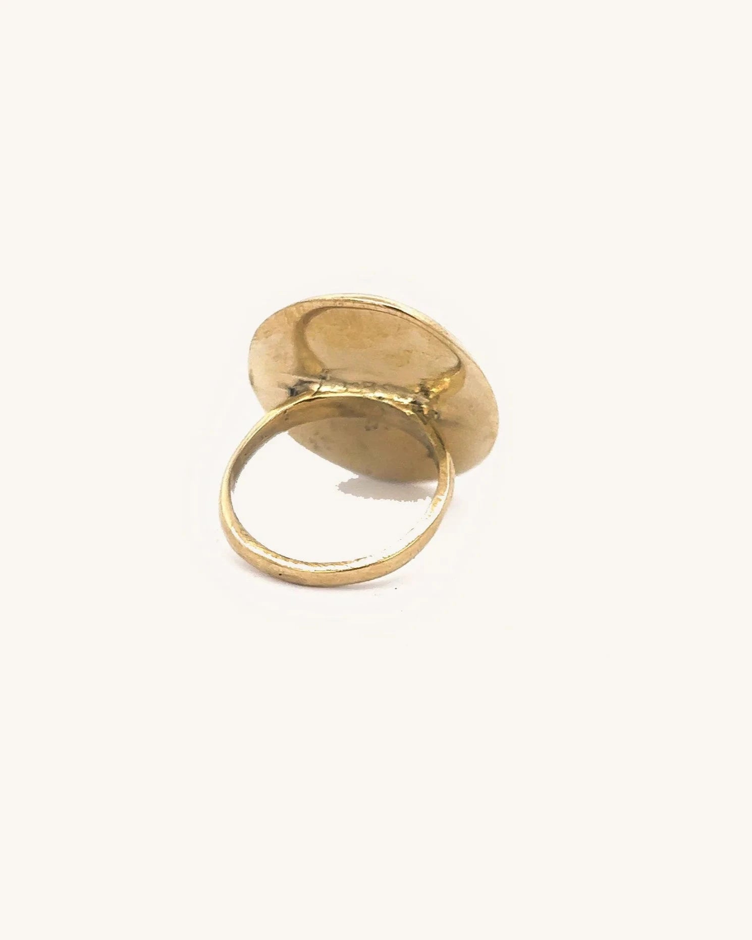 Nocturne Gold Crescent Moon Ring