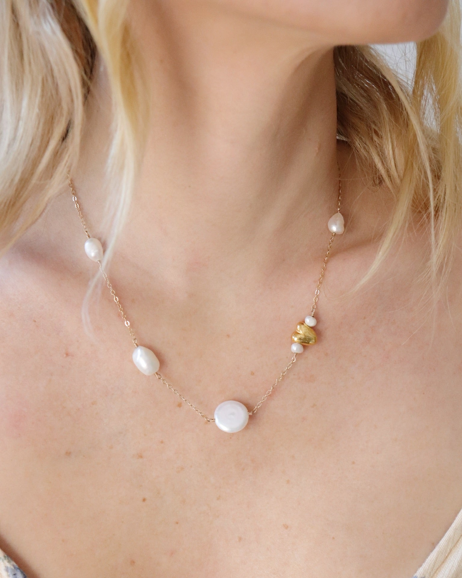 Pearl Satellite of Love Necklace